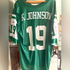 Vintage K. Johnson New York Jets football jersey
